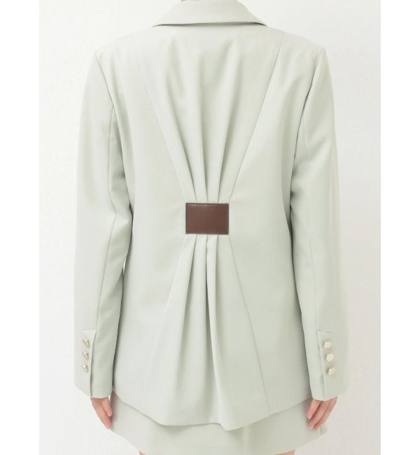 MERCURYDUO「【セットアップ着用可】バックドレープジャケット」|テーラードジャケット|