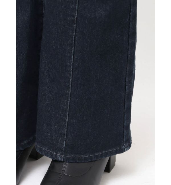 MERCURYDUO「レーストリミングカットアウトデニムパンツ」|デニム|