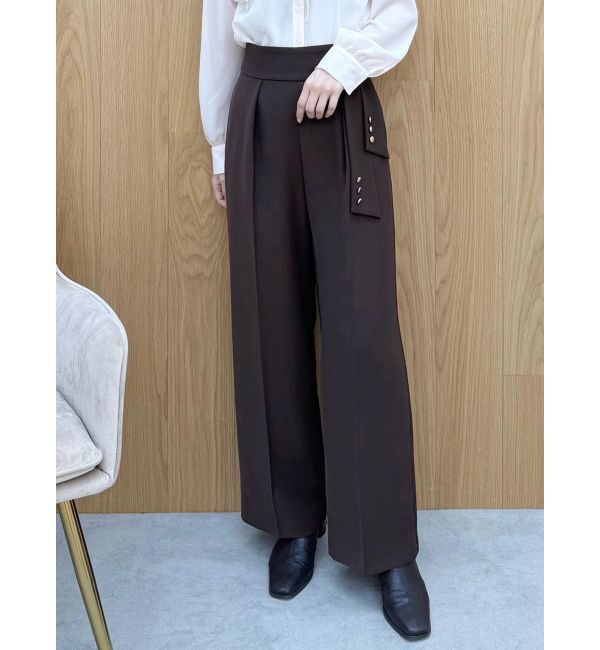 MERCURYDUO「【セットアップ着用可】サイドベルトストレートパンツ」|その他|