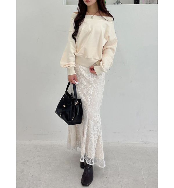 MERCURYDUO「レースマーメイドスカート」|スカート|