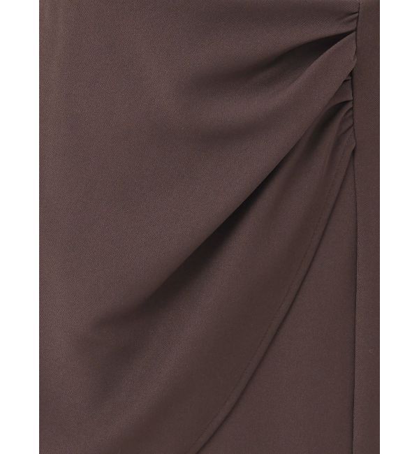 MERCURYDUO「【セットアップ着用可】ドレープミニスカート」|スカート|