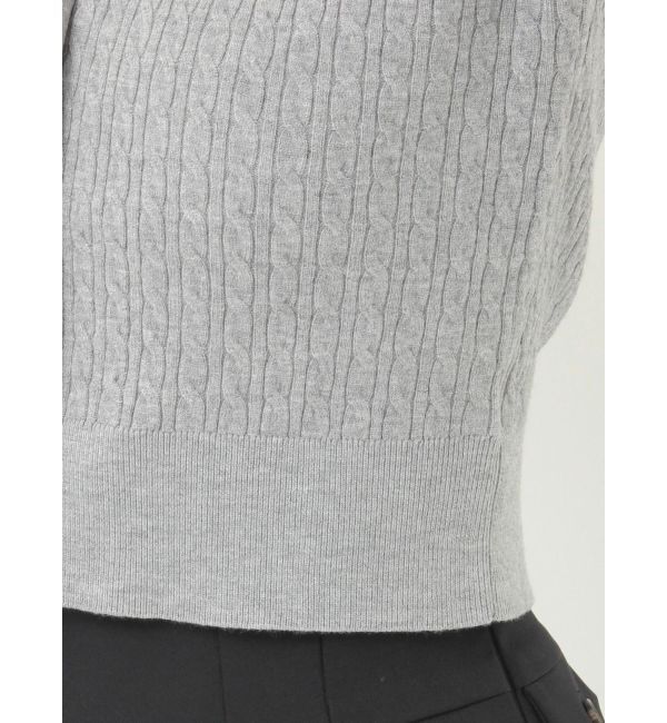 MERCURYDUO「バイカラーフェイクレイヤードニット」|ニット・セーター|