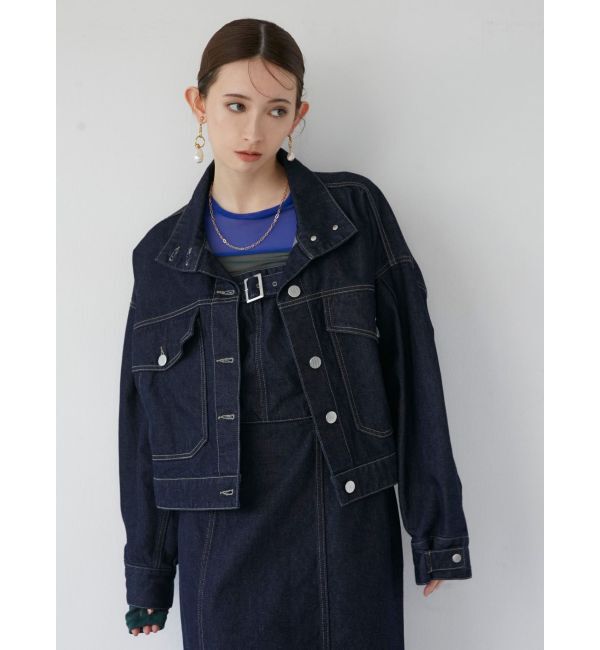 MURUA「ラウンドヘムBIGポケットGジャン」|デニムジャケット|