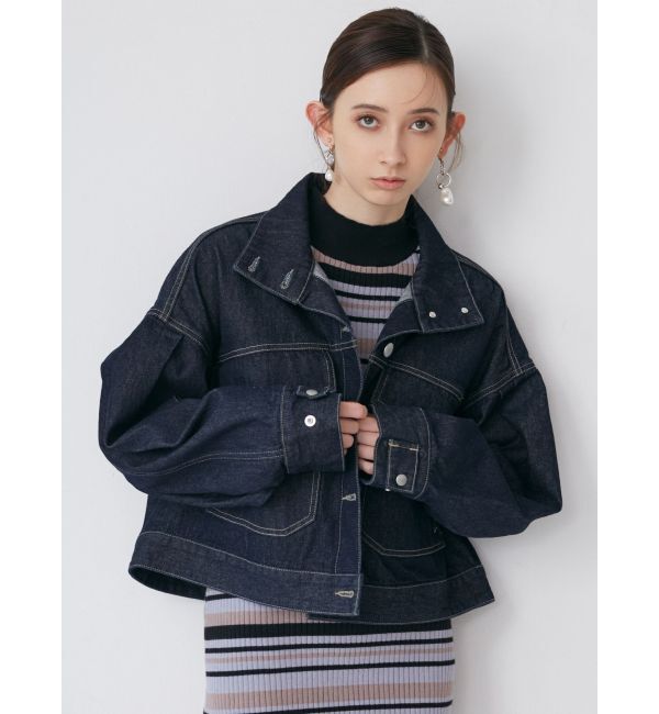 MURUA「ラウンドヘムBIGポケットGジャン」|デニムジャケット|