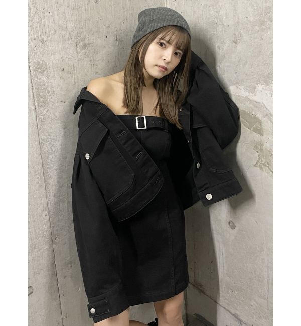 MURUA「ラウンドヘムBIGポケットGジャン」|デニムジャケット|