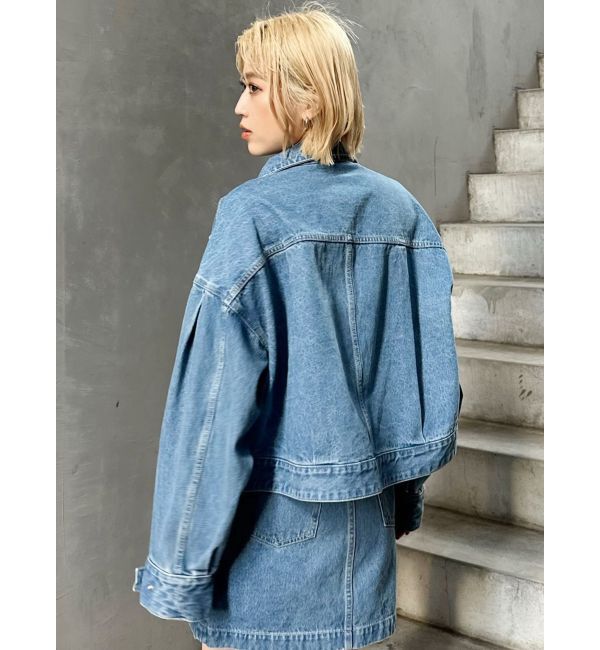 MURUA「ラウンドヘムBIGポケットGジャン」|デニムジャケット|