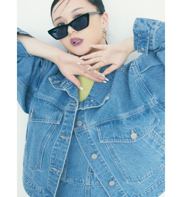 MURUA「ラウンドヘムBIGポケットGジャン」|デニムジャケット|