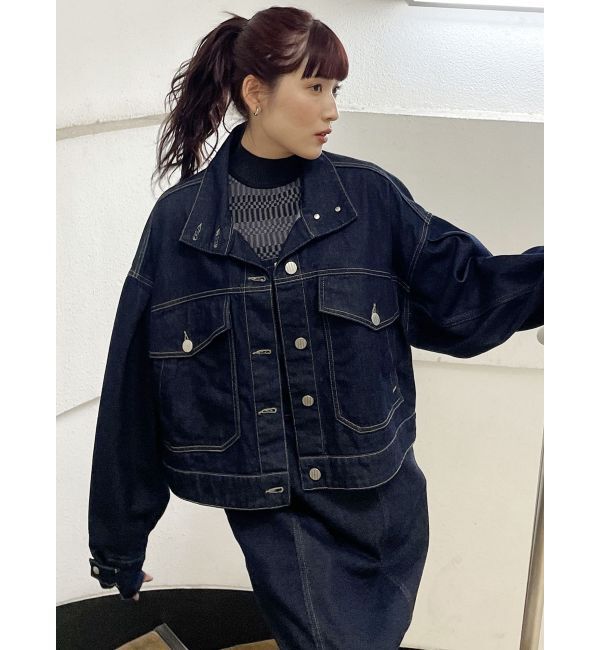 MURUA「ラウンドヘムBIGポケットGジャン」|デニムジャケット|