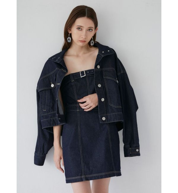 MURUA「ラウンドヘムBIGポケットGジャン」|デニムジャケット|