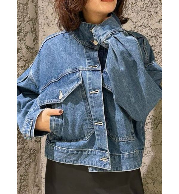 MURUA「ラウンドヘムBIGポケットGジャン」|デニムジャケット|