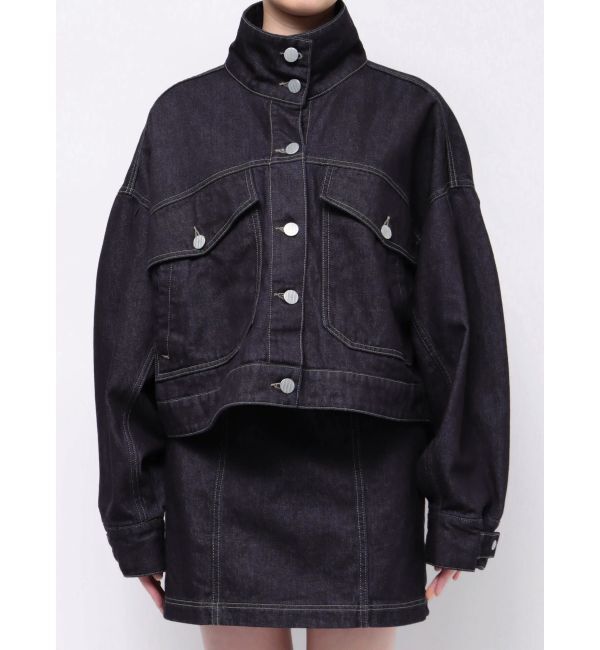 MURUA「ラウンドヘムBIGポケットGジャン」|デニムジャケット|