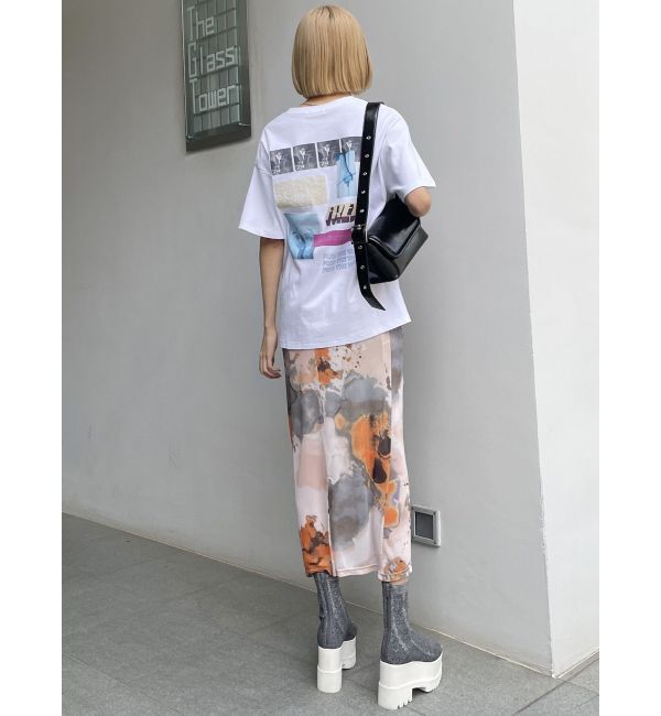 MURUA「アシメドローストリングナロースカート」|スカート|