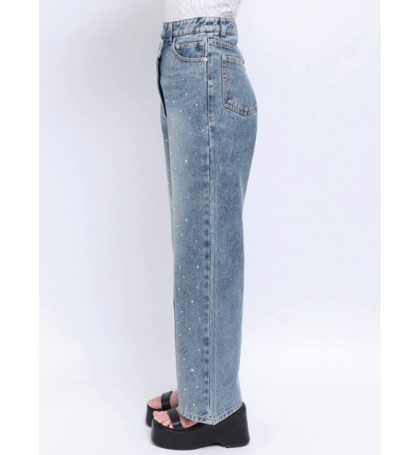 MURUA「ランダムホットフィックスデニム」|デニム|