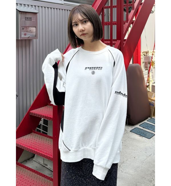 MURUA「バイカラーレーサースウェット」|Tシャツ・カットソー|