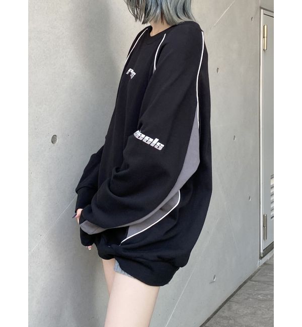 MURUA「バイカラーレーサースウェット」|Tシャツ・カットソー|