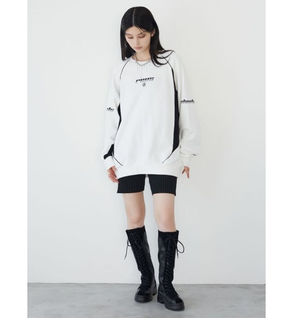 MURUA「バイカラーレーサースウェット」|Tシャツ・カットソー|