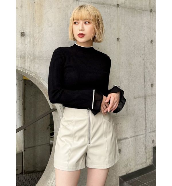 MURUA「フェイクレザーショートパンツ」|その他|