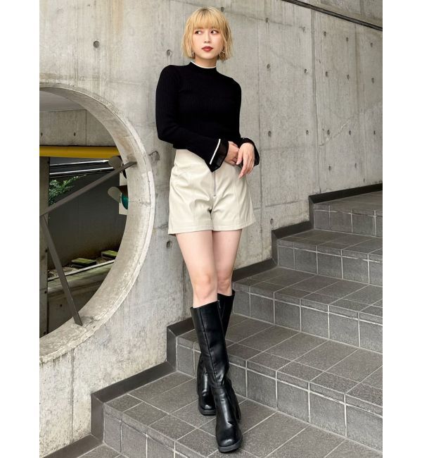 MURUA「フェイクレザーショートパンツ」|その他|