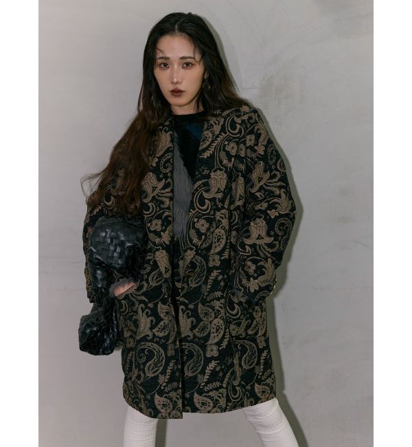 MURUA「【YUKKOコラボ】ジャガードジャケット【セットアップ着用可】」|テーラードジャケット|