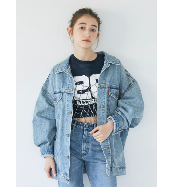 Ungrid「ビッグシルエットデニムジャケット」|デニムジャケット|