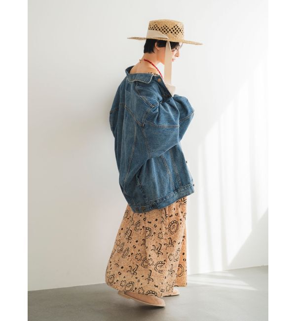 Ungrid「ビッグシルエットデニムジャケット」|デニムジャケット|