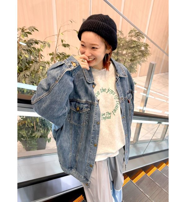 Ungrid「ビッグシルエットデニムジャケット」|デニムジャケット|