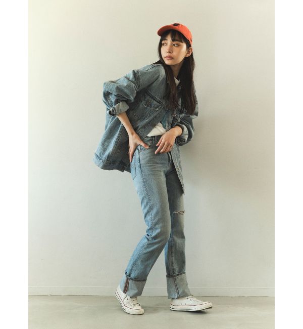 Ungrid「ビッグシルエットデニムジャケット」|デニムジャケット|