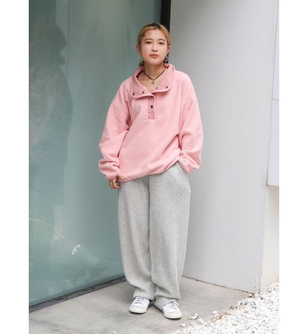 Ungrid「パイピングフリースプルオーバー」|Tシャツ・カットソー|