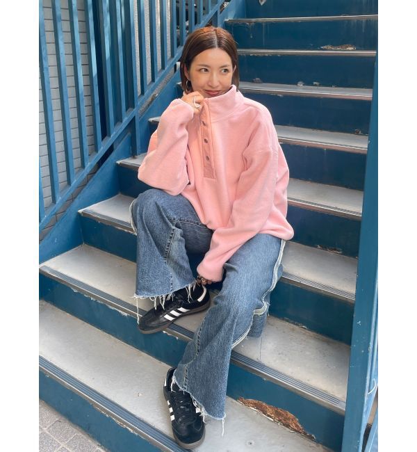 Ungrid「パイピングフリースプルオーバー」|Tシャツ・カットソー|