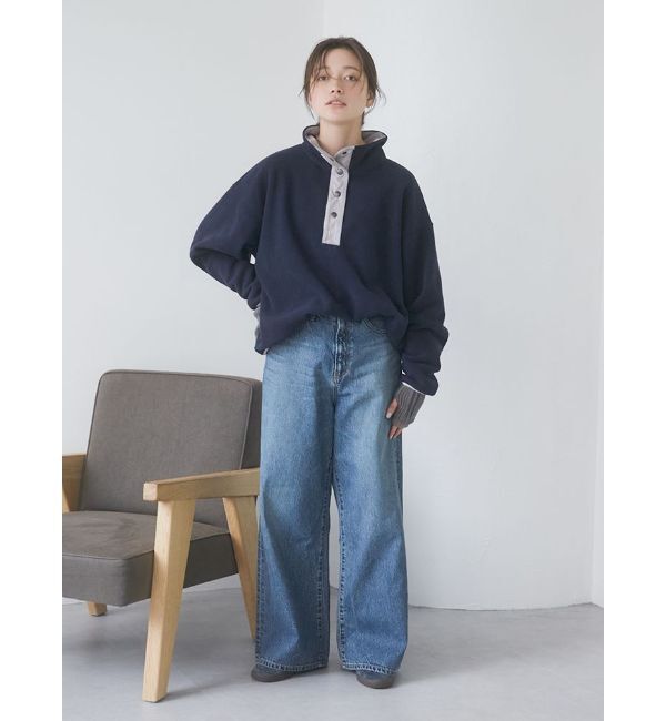 Ungrid「パイピングフリースプルオーバー」|Tシャツ・カットソー|