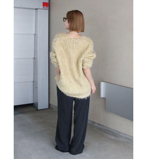 Ungrid「【WEB限定】カラールーズニットカーデ」|カーディガン|