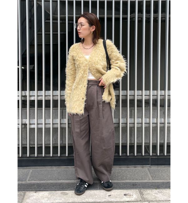 Ungrid「【WEB限定】カラールーズニットカーデ」|カーディガン|