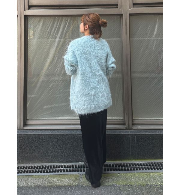 Ungrid「【WEB限定】カラールーズニットカーデ」|カーディガン|