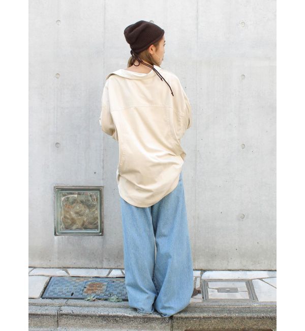 Ungrid「スウェードライクルーズシャツ」|シャツ・ブラウス|