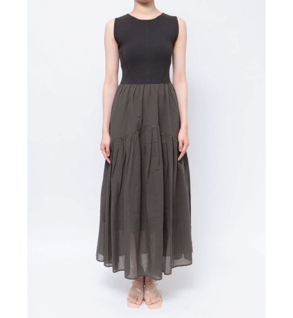 LAGUNAMOON「ニットドッキングノースリーブワンピース」|ワンピース|