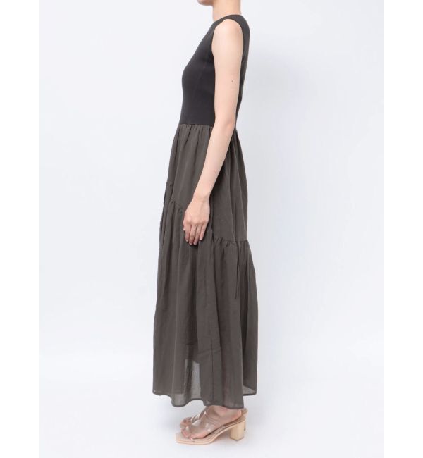 LAGUNAMOON「ニットドッキングノースリーブワンピース」|ワンピース|