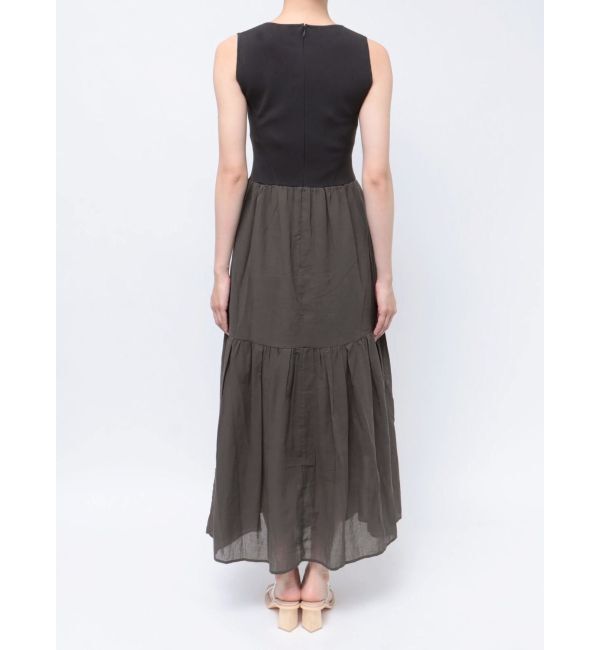 LAGUNAMOON「ニットドッキングノースリーブワンピース」|ワンピース|