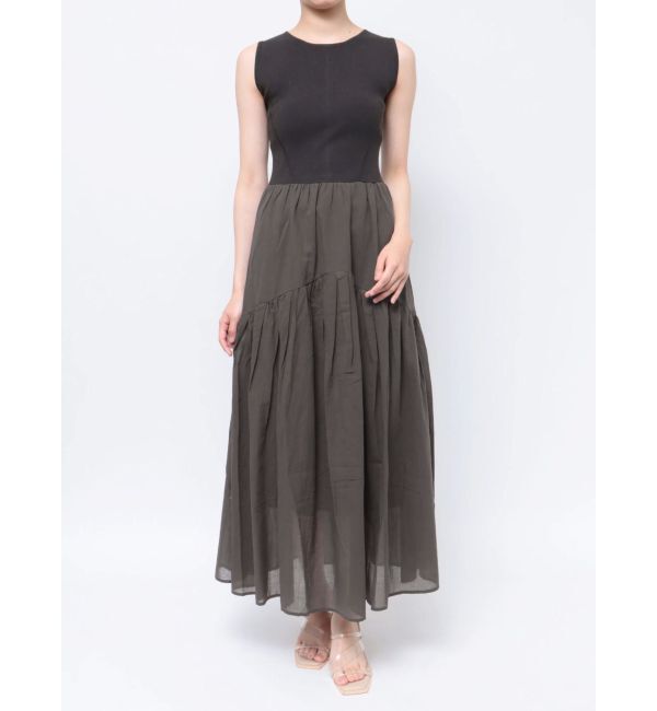 LAGUNAMOON「ニットドッキングノースリーブワンピース」|ワンピース|