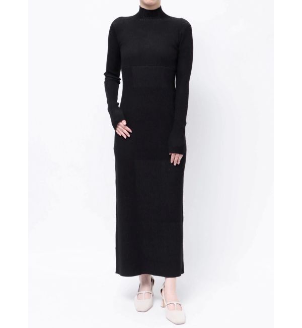 LAGUNAMOON「ランダムバイカラーリブニットワンピース」|ワンピース|