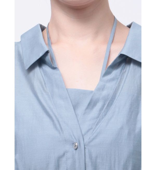 LAGUNAMOON「キャミレイヤードシャツワンピース」|ワンピース|