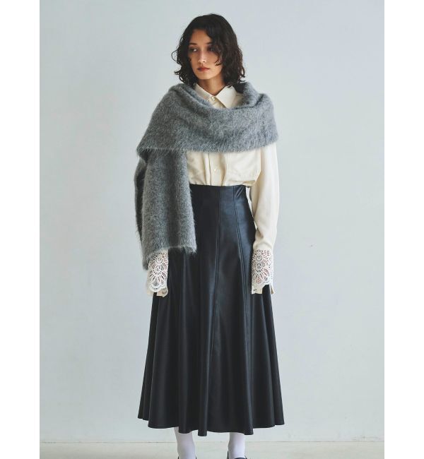 LAGUNAMOON「アルパカシャギーニットストール」|ストール|