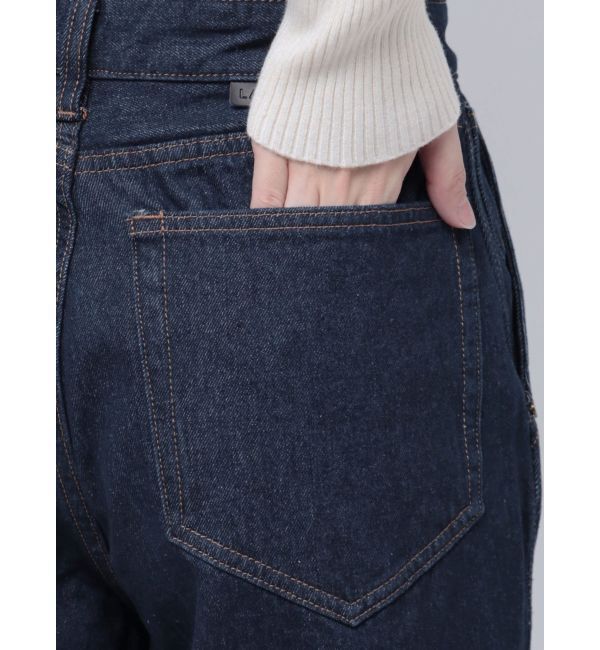 LAGUNAMOON「ハイウエストデニムバギーパンツ」|デニム|