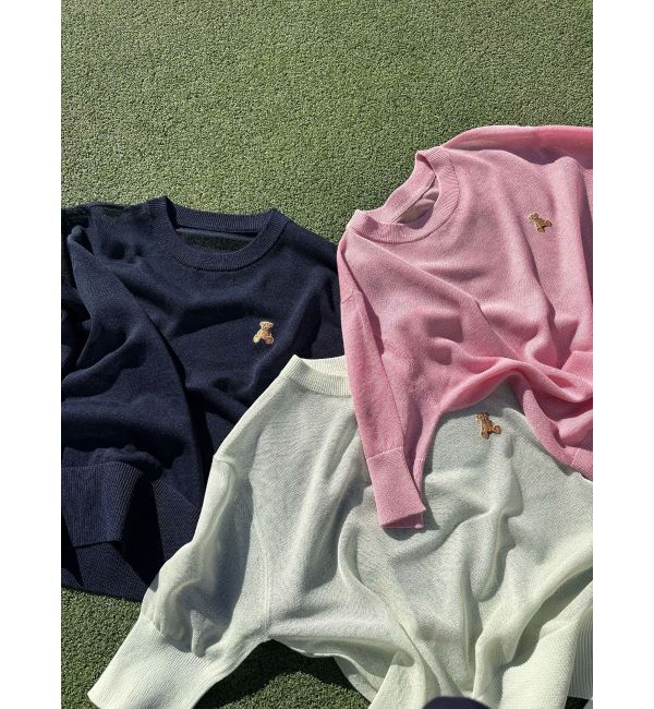 LAGUNAMOON「【POLO BCSコラボ】シアーベアニットプルオーバー」|ニット・セーター|