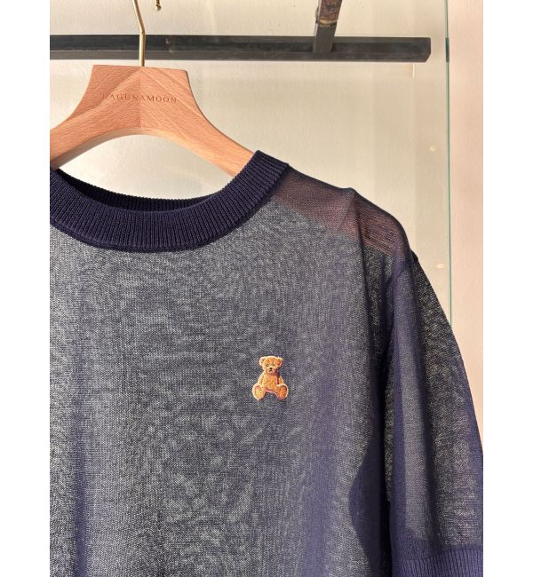 LAGUNAMOON「【POLO BCSコラボ】シアーベアニットプルオーバー」|ニット・セーター|