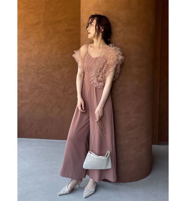 LAGUNAMOON「LADYバイカラーメロードッキングコンビネゾン」|ワンピース|