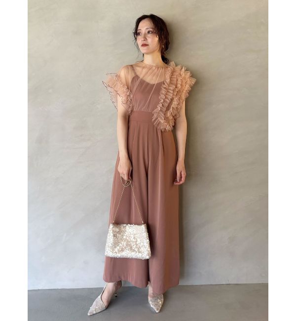 LAGUNAMOON「LADYバイカラーメロードッキングコンビネゾン」|ワンピース|