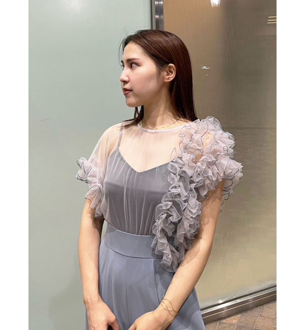 LAGUNAMOON「LADYバイカラーメロードッキングコンビネゾン」|ワンピース|