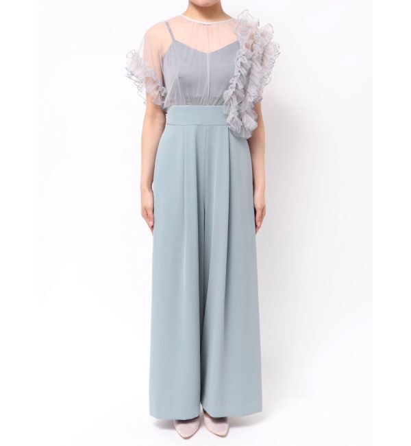 LAGUNAMOON「LADYバイカラーメロードッキングコンビネゾン」|ワンピース|