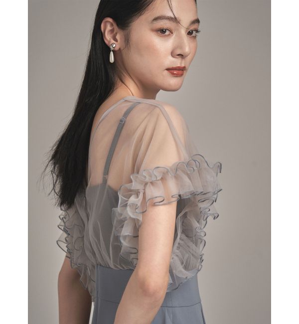 LAGUNAMOON「LADYバイカラーメロードッキングコンビネゾン」|ワンピース|