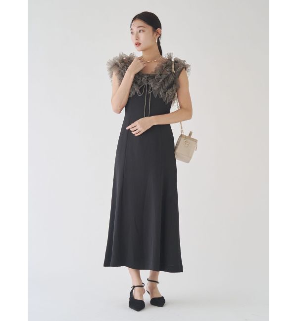 LAGUNAMOON「LADYノースリーブボレロキャミワンピース」|ワンピース|